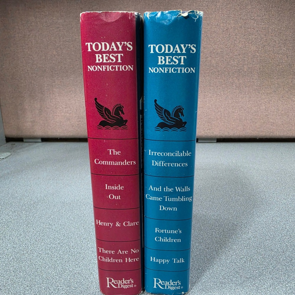 Reader's Digest Today's Best Nonfiction Set of 2‎ Hardcover Books